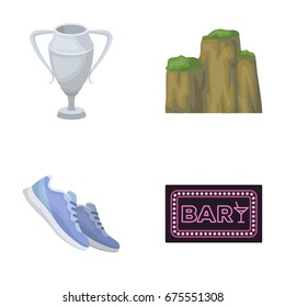 sport, cinema and other web icon in cartoon style. travel, vacation icons in set collection.