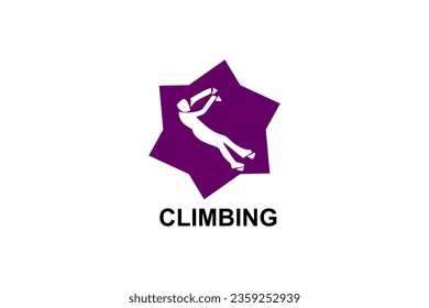 Sport Climbing sport vector line icon. practice climbing. sport pictogram, vector illustration.