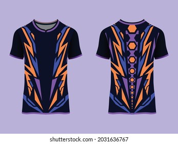 Sport Clothes Abstract Racing Design