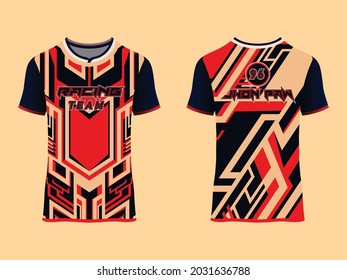 Sport Clothes Abstract Racing Design