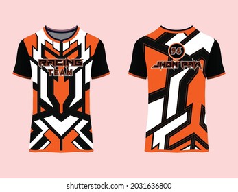 Sport Clothes Abstract Racing Design