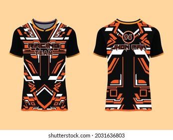 Sport Clothes Abstract Racing Design