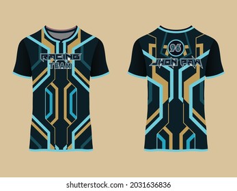 Sport Clothes Abstract Racing Design