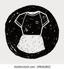 sport clothes doodle