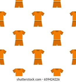 Sport clothes pattern seamless flat style for web vector illustration