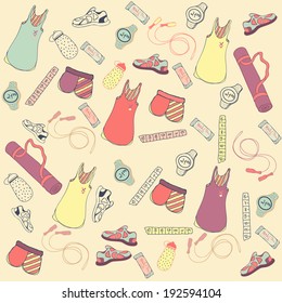 Sport colorful pattern