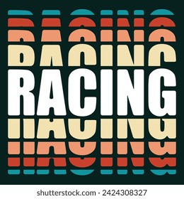 Sport colorful text background for competition banners and designs