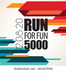 sport and competiotion backgound, running competition poster