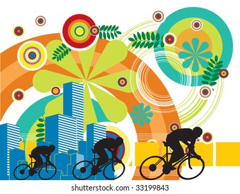 sport competition and background colors