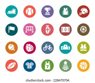 Sport Competition Color Icons