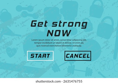 Sport concept with 3d icon of dumbbell and bicycle showing fitness training set for healthy lifestyle with water bottle shaker shoes and gym apparel in isolated illustration of active workout equipmen