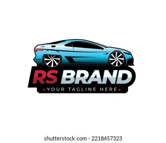 Drift Car Neon Color Sport Car Stock Vector (Royalty Free) 2303550079