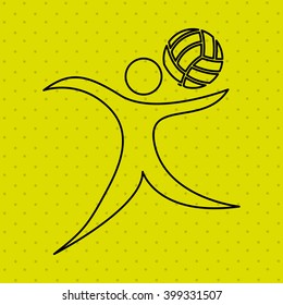 sport concept icon design 
