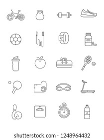 Sport Concept Icon Set