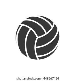 Sport concept represented by Volleyball icon. Isolated and flat illustration 