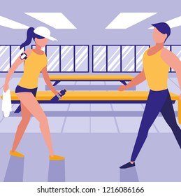 sport and couple design
