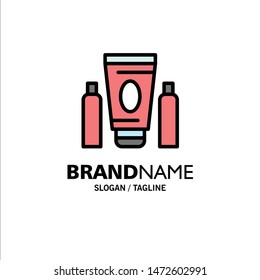 Sport, Cream, Medical, Healthcare Business Logo Template. Flat Color