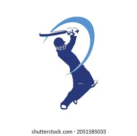 sport cricket Indian Premier League icon logo vector template