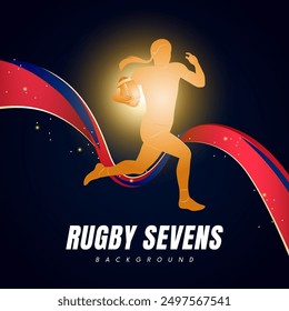 Sport day champion competition design with gradient background