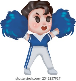 Sport day set - Men Cheerleader