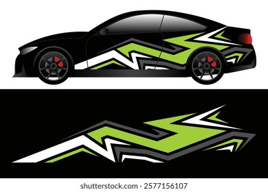 Sport decal stripes. Speed lines, Sports stripes, racing tuning strips and car sticker vector set. Vector illustration