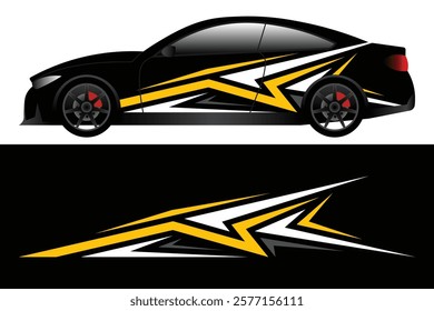 Sport decal stripes. Speed lines, Sports stripes, racing tuning strips and car sticker vector set. Vector illustration