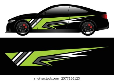 Sport decal stripes. Speed lines, Sports stripes, racing tuning strips and car sticker vector set. Vector illustration