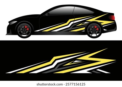 Sport decal stripes. Speed lines, Sports stripes, racing tuning strips and car sticker vector set. Vector illustration