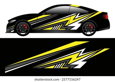 Sport decal stripes. Speed lines, Sports stripes, racing tuning strips and car sticker vector set. Vector illustration