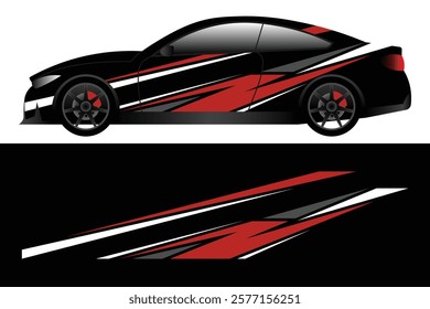 Sport decal stripes. Speed lines, Sports stripes, racing tuning strips and car sticker vector set. Vector illustration