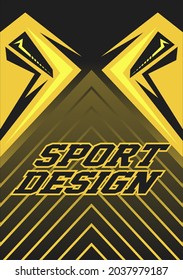 sport design for automotive wrapping custome jersey games absract