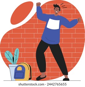 Diseño deportivo ilustración vectorial plana
