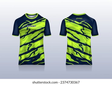 Sport design jersey abstract for football soccer, racing, esport, running, light green color
