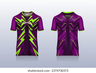 
Sport design jersey thunder green abstract for football soccer, racing, esport, running