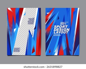 Sport Design Layout , Dynamic modern flat Design, Sport Background, vector