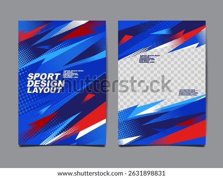 Sport Design Layout , Dynamic modern flat Design, Sport Background, vector