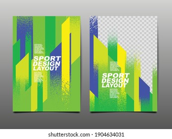 Sport Design Layout ,template Design, Sport Background, Dynamic Poster, Brush Speed Banner, Vector Illustration.