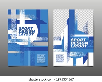 Sport Design Layout ,template Design, Sport Background, Dynamic Poster, Brush Speed Banner, Vector Illustration.