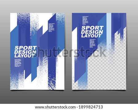 Sport Design Layout ,template Design, Sport Background, Dynamic Poster, Brush Speed Banner, Vector Illustration.
