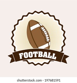 Sport design over beige background, vector illustration