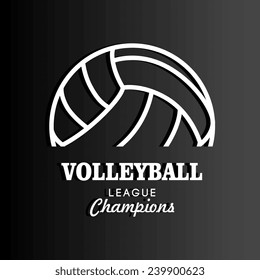 Sport design over black background, vector illustration.