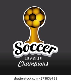 Sport design over black background, vector illustration.