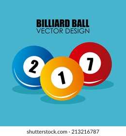 Sport design over blue background, vector illustration
