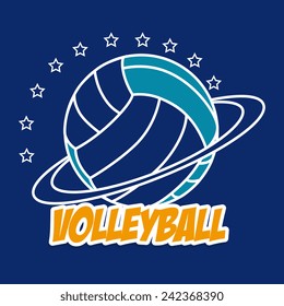 Sport design over blue background, vector illustration.