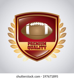 Sport design over gray background, vector illustration