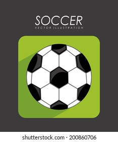Sport design over gray background, vector illustration
