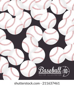 Sport design over gray background, vector illustration