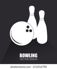 Sport design over gray background, vector illustration