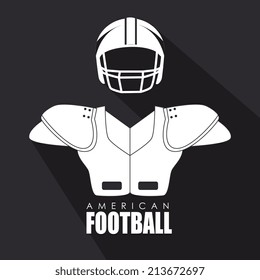 Sport design over gray background, vector illustration