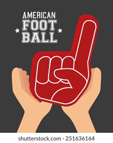 Sport design over gray background ,vector illustration.